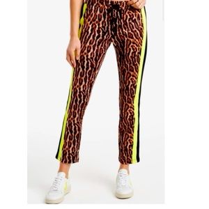 Pam & Gela ocelot leopard track pants